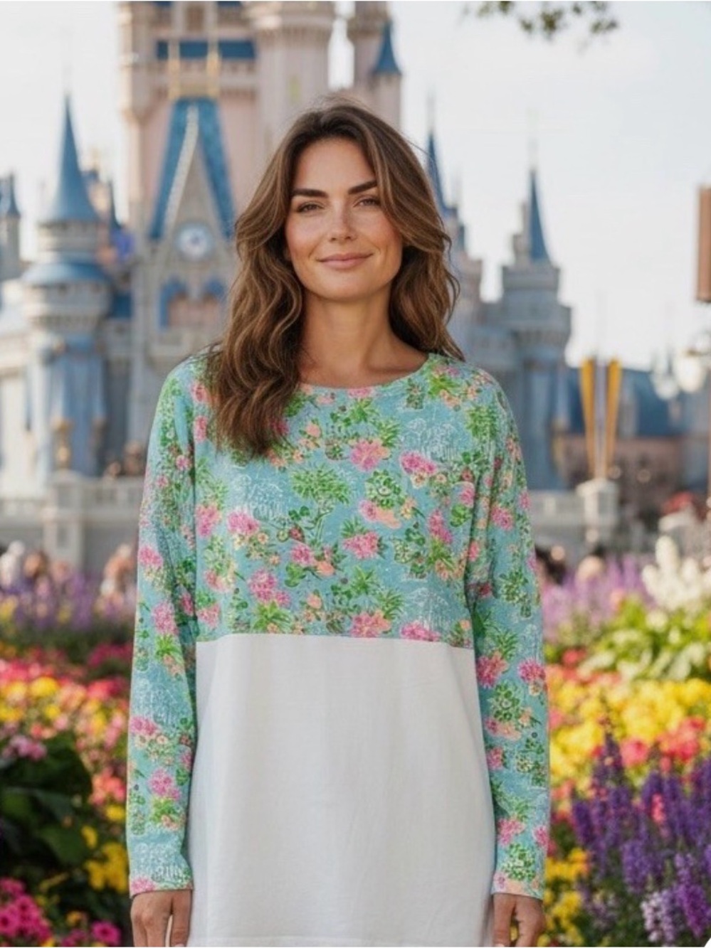 LIlly Pulitzer/Disney Weekender Mickey/Minnie Set. Leggings & Finn Top. SIZE Med